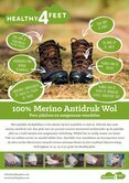 Healthy4Feet wandel merino antidruk wol