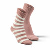 Fellhof Sokken 2-pack Gestreept, Roze