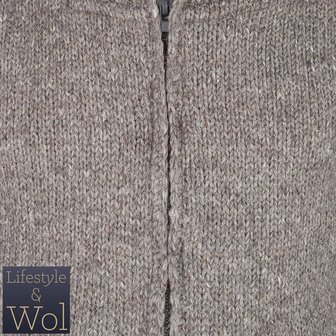 Schapenwollen Vest Flash, Taupe