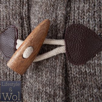 Schapenwollen Vest Cody, Taupe