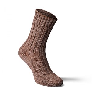 Fellhof Dikke alpaca sokken, Donkerbruin