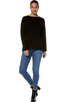 Pullover basic, Zwart