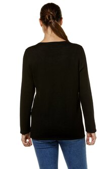 Pullover basic, Zwart