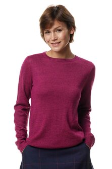 Pullover basic, Framboos