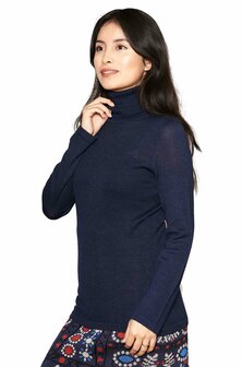 Kol Pullover Madai, Donkerblauw