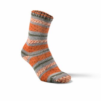 Wollen sokken Bunt, Oranje
