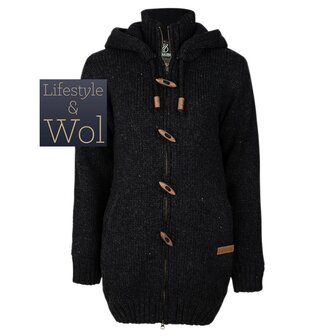 Vest Woodcord, Antraciet