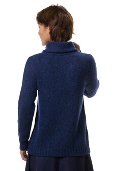 Kol-Pullover Asa, Blauw