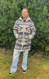 Gebreid wollen vest