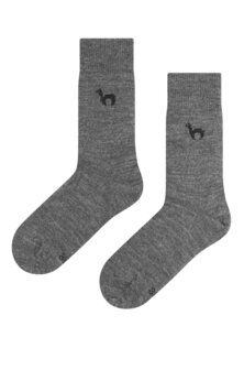 Luxe Alpaca Sokken business kleur grijs  52% Alpaca 35% Wol 11% Nylon 2% Elastaan