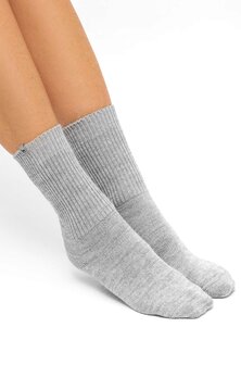 Alpaca sokken soft grijs 52% alpaca, 35% wol, 11% nylon, 2% elastaan