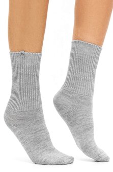 Alpaca sokken soft grijs 52% alpaca, 35% wol, 11% nylon, 2% elastaan