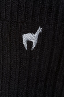 Alpaca sokken PREMIUM antraciet 70% baby alpaca 25% katoen &amp; 5% nylon 