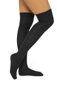 Alpaca OVERKNEE sokken 52% alpaca 35% wol 11% nylon 2% elastaan