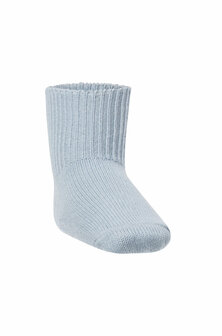 Alpacasok blauw kinderen  60% babyalpaca 30% katoen 8% nylon en 2% elastaan