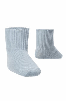 Alpacasok blauw kinderen  60% babyalpaca 30% katoen 8% nylon en 2% elastaan
