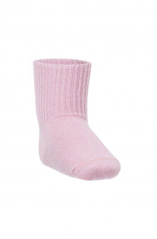 Alpacasok roze kinderen  60% babyalpaca 30% katoen 8% nylon en 2% elastaan