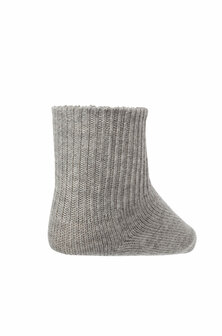Alpacasok grijs kinderen  60% babyalpaca 30% katoen 8% nylon en 2% elastaan