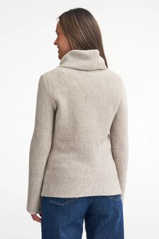 NLS Hulst ongekleurde merino wollen trui beige