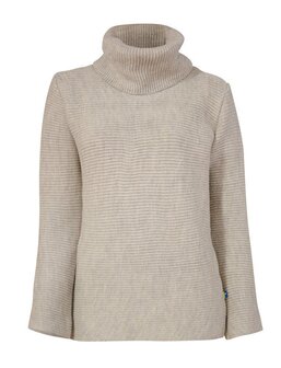 NLS Hulst ongekleurde merino wollen trui beige