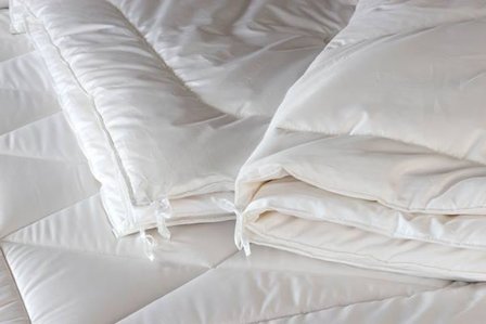 Merino wollen 4 seizoenen Dekbed  200+300 gr lichtgewicht 100 % natuur