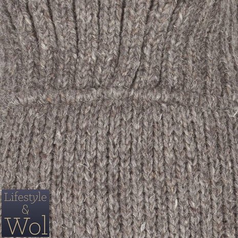 Schapenwollen Vest Flash, Taupe