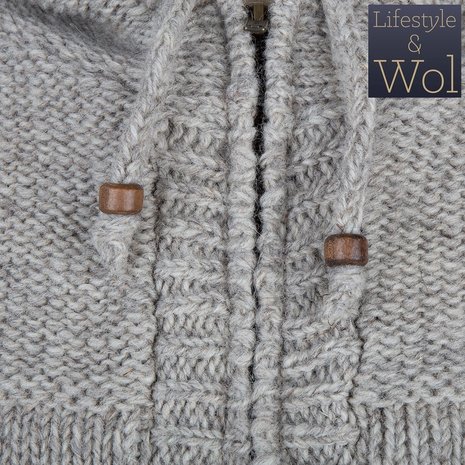 Schapenwollen Vest Chamonix, Beige