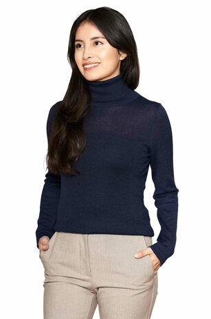 Kol Pullover Madai, Donkerblauw