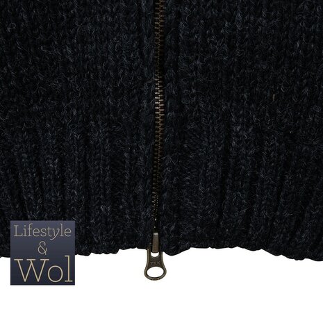 Vest Woodcord, Antraciet