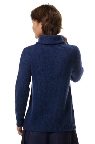 Kol-Pullover Asa, Blauw