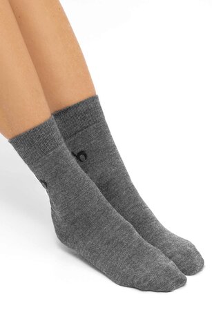 Luxe Alpaca Sokken business kleur grijs  52% Alpaca 35% Wol 11% Nylon 2% Elastaan