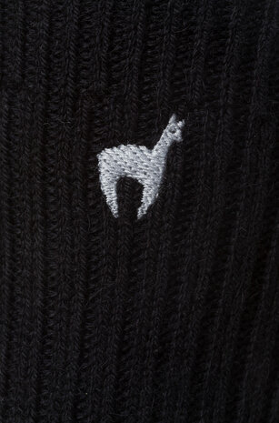 Alpaca sokken PREMIUM antraciet 70% baby alpaca 25% katoen & 5% nylon 