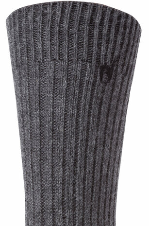 Alpaca sokken PREMIUM grijs 70% baby alpaca 25% katoen & 5% nylon 