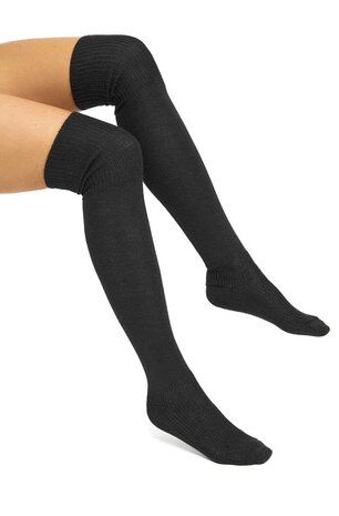 Alpaca OVERKNEE sokken 52% alpaca 35% wol 11% nylon 2% elastaan