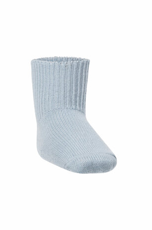Alpacasok blauw kinderen  60% babyalpaca 30% katoen 8% nylon en 2% elastaan