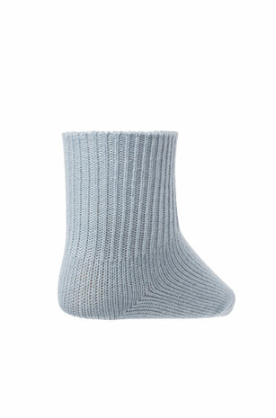 Alpacasok blauw kinderen  60% babyalpaca 30% katoen 8% nylon en 2% elastaan