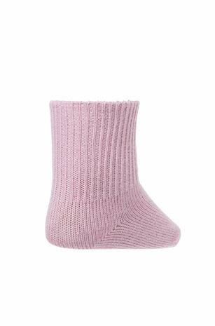 Alpacasok roze kinderen  60% babyalpaca 30% katoen 8% nylon en 2% elastaan