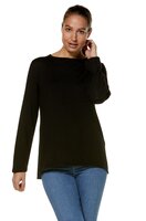 Pullover Basic, Zwart