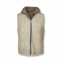 Fellhof Wolvilt Bodywarmer Heren Omkeerbaar, Bruin