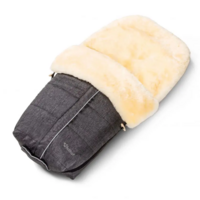 Fellhof Voetenzak Aspen, graphit gemêleerd