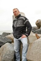 Noors vest met windstopper, Donkergrijs