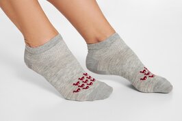 Alpaca premium sneaker sokken gemaakt van 70% baby alpaca & 25% pima katoen