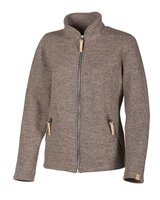 NLS Twig full rits 100% ongekleurde merino wol bruin 