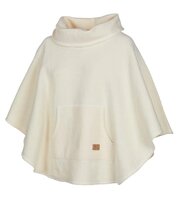 NLS Poncho ongekleurde merino wol beige 